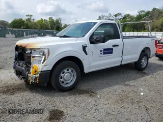 2022 Ford F-150 XL with VIN 1FTMF1CB8NKE95868, listed as a Copart auction lot 50446495 with 0 mi miles and Salvage Title. Bid and sale history available at carsss.com. Image 1.