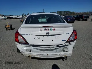 2016 Nissan Versa S Plus with VIN 3N1CN7AP7GL826248, listed as a Copart auction lot 48884715 with 95,156 mi miles and Salvage Title. Bid and sale history available at DreamBid. Image 6.
