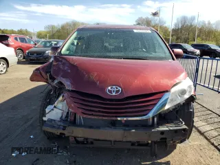 2016 Toyota Sienna LE with VIN 5TDJK3DC5GS132571, listed as a Copart auction lot 55155505 with 143,294 mi miles and Salvage Title. Bid and sale history available at carsss.com. Image 5.
