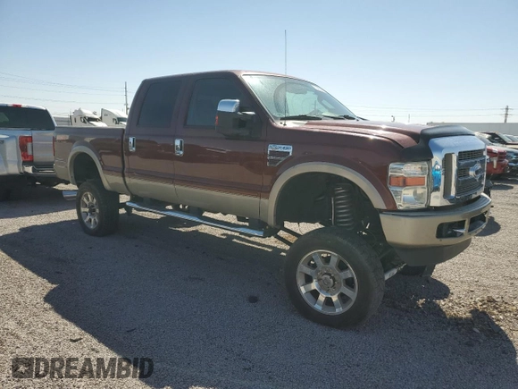 2008 Ford F-250 XL with VIN 1FTSW21R28EC23591, listed as a Copart auction lot 52433965 with 119,669 mi miles and Salvage title. Bid and sale history available at DreamBid. Image 4.
