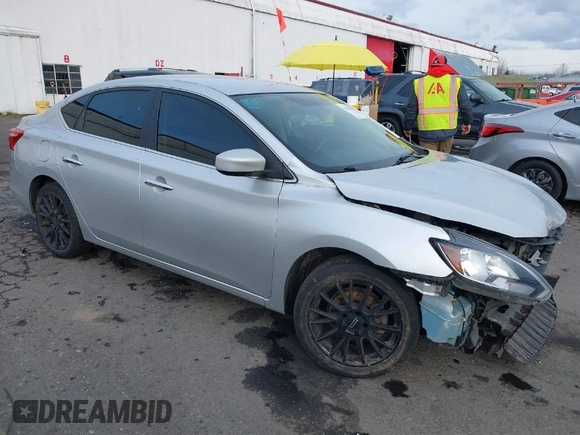 2016 Nissan Sentra SV with VIN 3N1AB7AP8GY262807, listed as a IAAI auction lot 41502163 with 123,707 mi miles and . Bid and sale history available at DreamBid. Image 1.