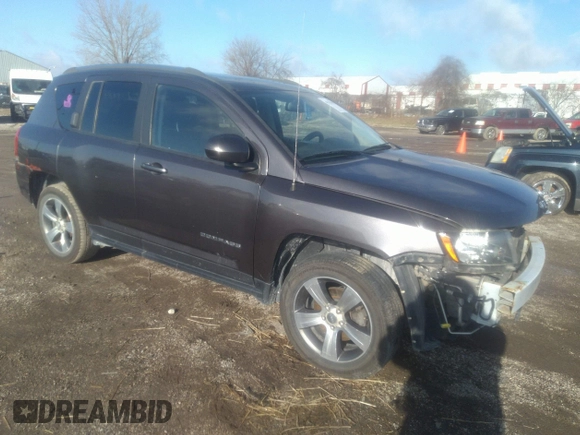 2017 Jeep Compass High Altitude with VIN 1C4NJCEBXHD199867, listed as a IAAI auction lot 41135041 with 159,370 mi miles. Bid and sale history available at carsss.com. Image 1.