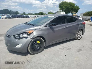 2013 Hyundai Elantra Limited with VIN 5NPDH4AE1DH172008, listed as a Copart auction lot 55026315 with 161,632 mi miles and Salvage Title. Bid and sale history available at DreamBid. Image 1.
