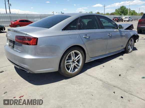 2016 Audi A6 Prestige with VIN WAUHGAFCXGN003553, listed as a Copart auction lot 57470265 with 89,026 mi miles and Salvage title. Bid and sale history available at DreamBid. Image 3.