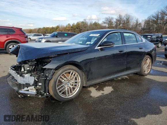 2024 BMW 5 Series 530i xDrive with VIN WBA53FJ01RCR49516, listed as a Copart auction lot 41687495 with 8,529 mi miles and Salvage Title. Bid and sale history available at carsss.com. Image 1.
