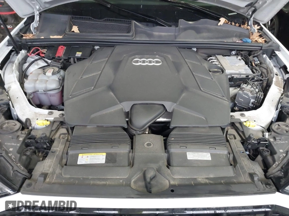 2023 Audi Q7 Premium Plus with VIN WA1LXBF76PD002387, listed as a IAAI auction lot 41307681 with 27,674 mi miles. Bid and sale history available at carsss.com. Image 10.