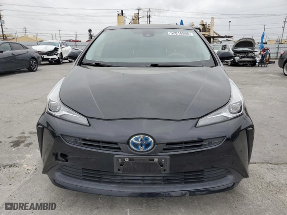 2020 Toyota Prius L Eco with VIN JTDKARFU5L3117306, listed as a Copart auction lot 52818595 with 33,426 mi miles and Salvage Title. Bid and sale history available at carsss.com. Image 5.