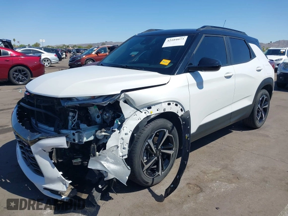 2022 Chevrolet TrailBlazer RS with VIN KL79MTSL8NB120156, listed as a IAAI auction lot 42104073 with 27,147 mi miles. Bid and sale history available at carsss.com. Image 17.