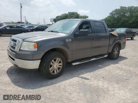 2008 Ford F-150 XLT с VIN 1FTPW12V28FA67591, выставлен на аукционе Copart как лот 57693115 с пробегом 212 275 миль миль и Списание • Salvage title. История ставок и продаж доступна на DreamBid. Изображение 1.