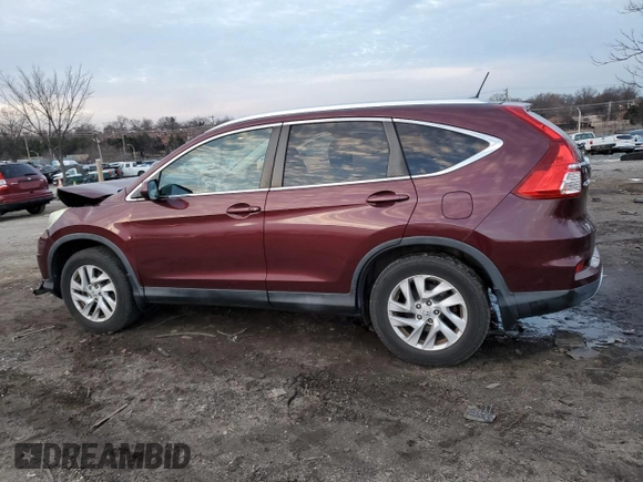 2015 Honda CR-V EX-L with VIN 2HKRM4H73FH627484, listed as a Copart auction lot 85964404 with 105,065 mi miles and Salvage Title. Bid and sale history available at carsss.com. Image 2.