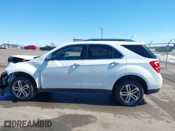2017 Chevrolet Equinox Premier with VIN 2GNFLGE3XH6252961, listed as a IAAI auction lot 41923489 with 95,873 mi miles. Bid and sale history available at carsss.com. Image 14.