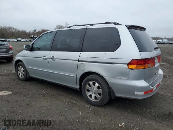 2003 Honda Odyssey EX-L z VIN 5FNRL18983B043014, wystawiony jako Copart lot #52568405 z przebiegiem 194 266 mil mil oraz Czysty tytuł • Clean title. Historia ofert i sprzedaży dostępna na DreamBid. Obrazek 2.