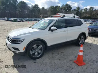 2019 Volkswagen Tiguan SEL Premium with VIN 3VV4B7AXXKM019673, listed as a Copart auction lot 50766895 with 63,536 mi miles and Salvage Title. Bid and sale history available at DreamBid. Image 1.