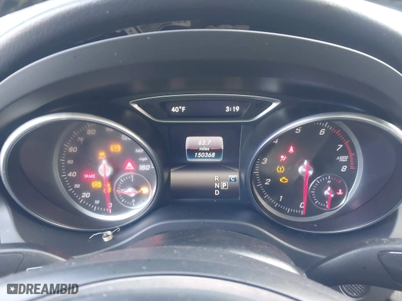 2018 Mercedes-Benz CLA with VIN WDDSJ4EB5JN606556, listed as a IAAI auction lot 41580048 with 150,368 mi miles. Bid and sale history available at carsss.com. Image 7.
