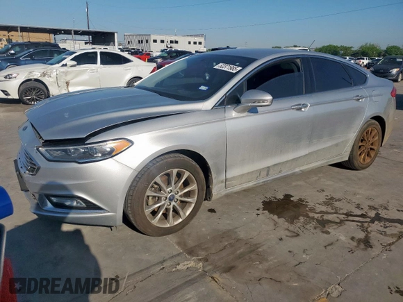 2017 Ford Fusion SE with VIN 3FA6P0HD2HR206029, listed as a Copart auction lot 52371985 with 84,962 mi miles and Clean Title. Bid and sale history available at carsss.com. Image 1.