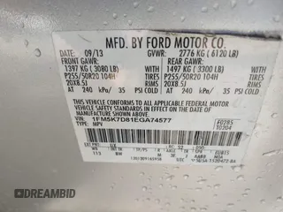 2014 Ford Explorer XLT with VIN 1FM5K7D81EGA74577, listed as a IAAI auction lot 41970759 with 194,847 mi miles. Bid and sale history available at carsss.com. Image 9.