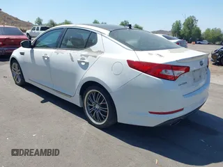 2013 Kia Optima SX with VIN 5XXGR4A64DG239506, listed as a IAAI auction lot 42406234 with 158,626 mi miles and . Bid and sale history available at DreamBid. Image 3.