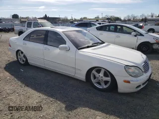 2005 Mercedes-Benz S-Class 5.0L with VIN WDBNG75J95A445994, listed as a Copart auction lot 46492434 with 0 mi miles and Clean Title. Bid and sale history available at carsss.com. Image 4.