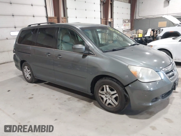 2007 Honda Odyssey EX-L с VIN 5FNRL38697B419081, выставлен на аукционе IAAI как лот 41750106 с пробегом 168 927 миль миль и . История ставок и продаж доступна на DreamBid. Изображение 1.