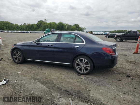 2017 Mercedes-Benz C 300 with VIN WDDWF4KB0HR252813, listed as a Copart auction lot 57310045 with 78,710 mi miles and Non repairable. Bid and sale history available at DreamBid. Image 2.