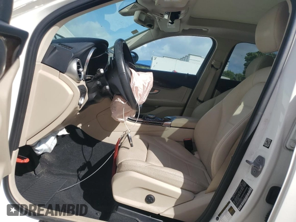 2018 Mercedes-Benz GLC with VIN WDC0G4JB0JV031380, listed as a Copart auction lot 45363465 with 58,077 mi miles and Salvage Title. Bid and sale history available at carsss.com. Image 7.