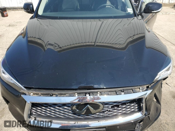 2021 Infiniti QX50 SENSORY with VIN 3PCAJ5CB9MF105686, listed as a Copart auction lot 60119404 with 48,628 mi miles and Salvage Title. Bid and sale history available at carsss.com. Image 11.