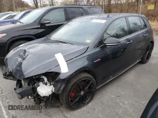 2021 Volkswagen Golf GTI S with VIN 3VW6T7AU7MM005255, listed as a Copart auction lot 89120705 with 26,103 mi miles and Salvage Title. Bid and sale history available at carsss.com. Image 1.