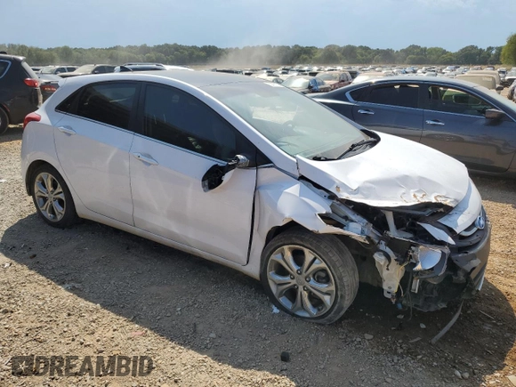 2014 Hyundai Elantra GT with VIN KMHD35LH9EU182168, listed as a Copart auction lot 69486924 with 101,193 mi miles and Salvage Title. Bid and sale history available at carsss.com. Image 4.