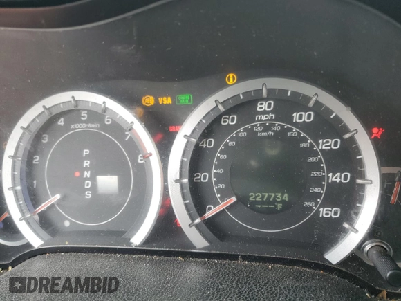 2010 Acura TSX with VIN JH4CU2F63AC027541, listed as a Copart auction lot 48327515 with 227,734 mi miles and Salvage Title. Bid and sale history available at carsss.com. Image 9.