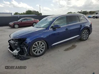 2019 Audi Q7 Premium Plus z VIN WA1LAAF73KD049283, wystawiony jako Copart lot #59907545 z przebiegiem 28 985 mil mil oraz Czysty tytuł • Clean title. Historia ofert i sprzedaży dostępna na DreamBid. Obrazek 1.