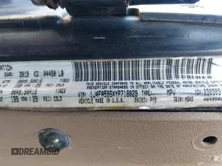2000 Jeep Wrangler Sahara with VIN 1J4FA59SXYP718029, listed as a IAAI auction lot 42583372 with 260,811 mi miles and . Bid and sale history available at DreamBid. Image 9.