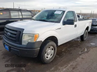 2009 Ford F-150 XL with VIN 1FTRF14W69KB06545, listed as a IAAI auction lot 41109287 with 104,713 mi miles and . Bid and sale history available at DreamBid. Image 2.