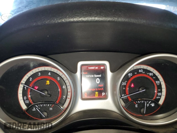 2016 Dodge Journey SXT with VIN 3C4PDCBGXGT240667, listed as a Copart auction lot 52897395 with 144,587 mi miles and Salvage Title. Bid and sale history available at carsss.com. Image 9.