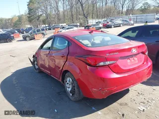 2016 Hyundai Elantra Value Edition with VIN KMHDH4AE3GU482716, listed as a IAAI auction lot 41891488 with 1 mi miles. Bid and sale history available at carsss.com. Image 3.