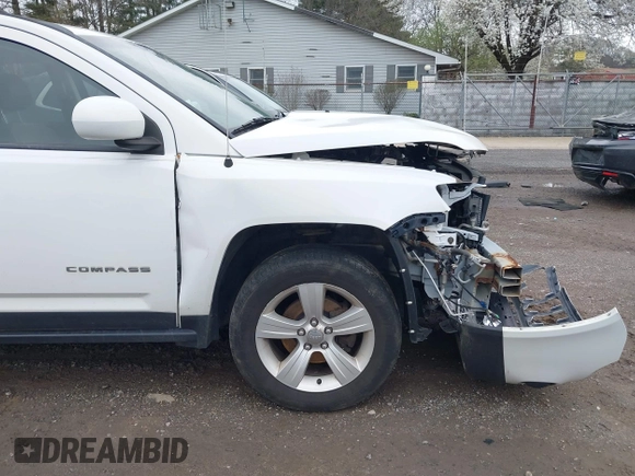 2014 Jeep Compass Latitude with VIN 1C4NJCEB8ED518193, listed as a IAAI auction lot 41957771 with 175,549 mi miles. Bid and sale history available at carsss.com. Image 19.