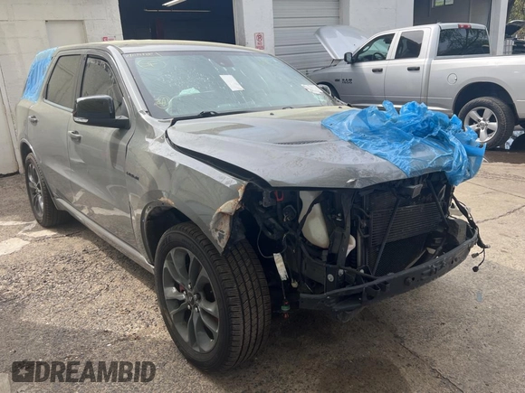 2020 Dodge Durango R/T с VIN 1C4SDJCT0LC395437, выставлен на аукционе Copart как лот 54849085 с пробегом 55 203 миль миль и Списание • Salvage title. История ставок и продаж доступна на DreamBid. Изображение 1.