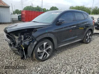 2017 Hyundai Tucson Sport z VIN KM8J33A23HU394767, wystawiony jako Copart lot #58483955 z przebiegiem 71 790 mil mil oraz Szkoda całkowita • Salvage title. Historia ofert i sprzedaży dostępna na DreamBid. Obrazek 1.