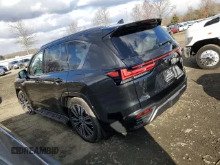 2023 Lexus LX 600 Luxury z VIN JTJGB7CX2P4037884, wystawiony jako Copart lot #77692553 z przebiegiem 9 866 mil mil oraz . Historia ofert i sprzedaży dostępna na DreamBid. Obrazek 2.
