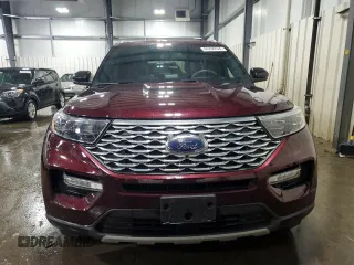 2022 Ford Explorer Platinum with VIN 1FM5K8HW4NNA06011, listed as a Copart auction lot 84296524 with 51,429 mi miles and Salvage Title. Bid and sale history available at carsss.com. Image 5.