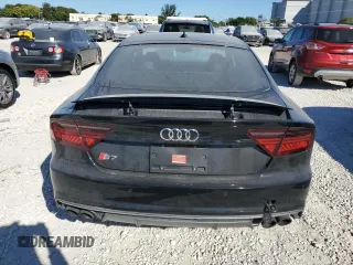 2018 Audi S7 Prestige with VIN WAU2FAFC0JN058562, listed as a Copart auction lot 82033804 with 47,429 mi miles and Salvage Title. Bid and sale history available at carsss.com. Image 6.