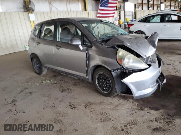 2008 Honda Fit with VIN JHMGD384X8S034358, listed as a Copart auction lot 47859435 with 0 mi miles and Salvage Title. Bid and sale history available at carsss.com. Image 4.