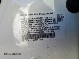 2017 Acura MDX Advance z VIN 5FRYD4H90HB039880, wystawiony jako Copart lot #44119975 z przebiegiem 100 531 mil mil oraz Szkoda całkowita • Salvage title. Historia ofert i sprzedaży dostępna na DreamBid. Obrazek 12.
