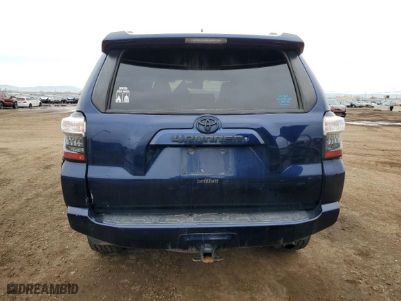 2020 Toyota 4Runner SR5 with VIN JTEBU5JR2L5765396, listed as a Copart auction lot 51522765 with 88,161 mi miles and Salvage Title. Bid and sale history available at carsss.com. Image 6.