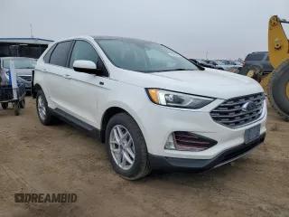 2021 Ford Edge SEL with VIN 2FMPK4J90MBA62494, listed as a Copart auction lot 43415395 with 24,879 mi miles and Salvage Title. Bid and sale history available at carsss.com. Image 4.