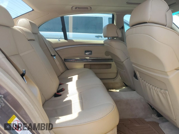 2008 BMW 7 Series 750Li with VIN WBAHN83548DT79127, listed as a Copart auction lot 53296435 with 116,915 mi miles and Clean title. Bid and sale history available at DreamBid. Image 10.