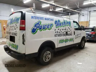 2009 GMC Savana Cargo Van with VIN 1GTGG25C791104713, listed as a Copart auction lot 86915354 with 0 mi miles and Clean Title. Bid and sale history available at carsss.com. Image 3.