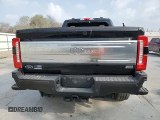 2024 Ford Super Duty F-250 SRW XL with VIN 1FT8W2BTXRED69906, listed as a Copart auction lot 47648225 with 7,381 mi miles and Salvage Title. Bid and sale history available at carsss.com. Image 6.