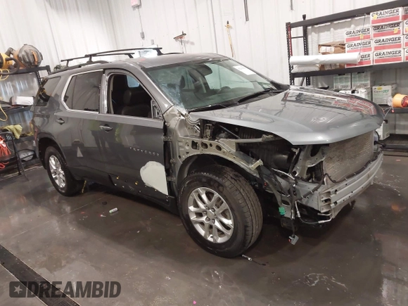 2020 Chevrolet Traverse LT with VIN 1GNEVHKW9LJ176834, listed as a IAAI auction lot 42211350 with 100,188 mi miles and . Bid and sale history available at DreamBid. Image 1.