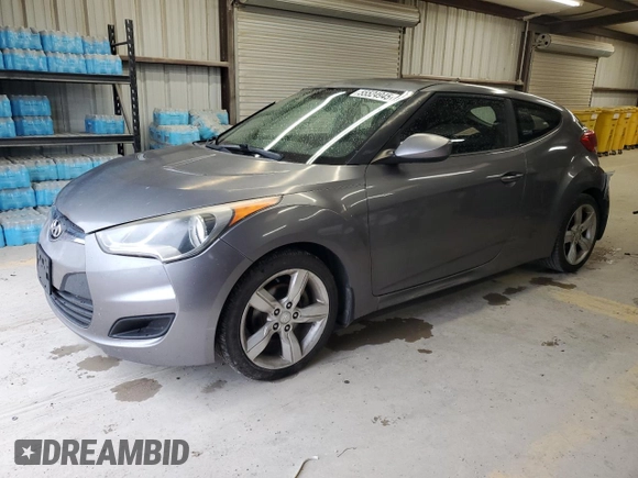 2012 Hyundai Veloster w/Black Int with VIN KMHTC6AD0CU045389, listed as a Copart auction lot 55524945 with 177,161 mi miles and Salvage title. Bid and sale history available at DreamBid. Image 1.