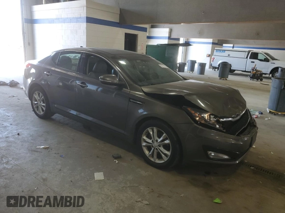2013 Kia Optima EX with VIN 5XXGN4A72DG091652, listed as a Copart auction lot 53751125 with 134,379 mi miles and Salvage Title. Bid and sale history available at carsss.com. Image 4.